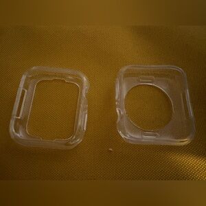 2 clear Covers for 45mm Apple Watch